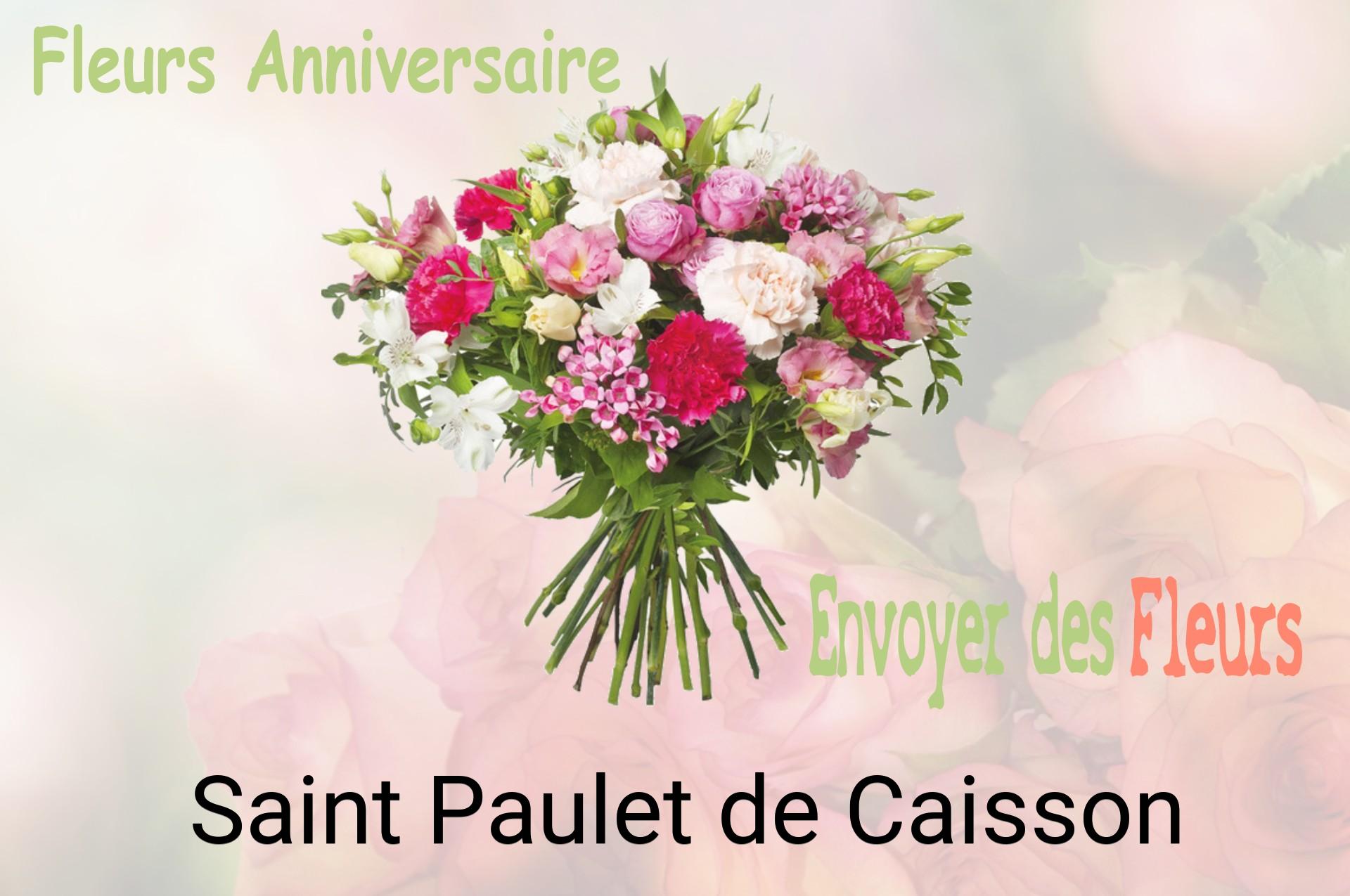 Bouquet de fleurs d’anniversaire livré à Saint-Paulet-de-Caisson