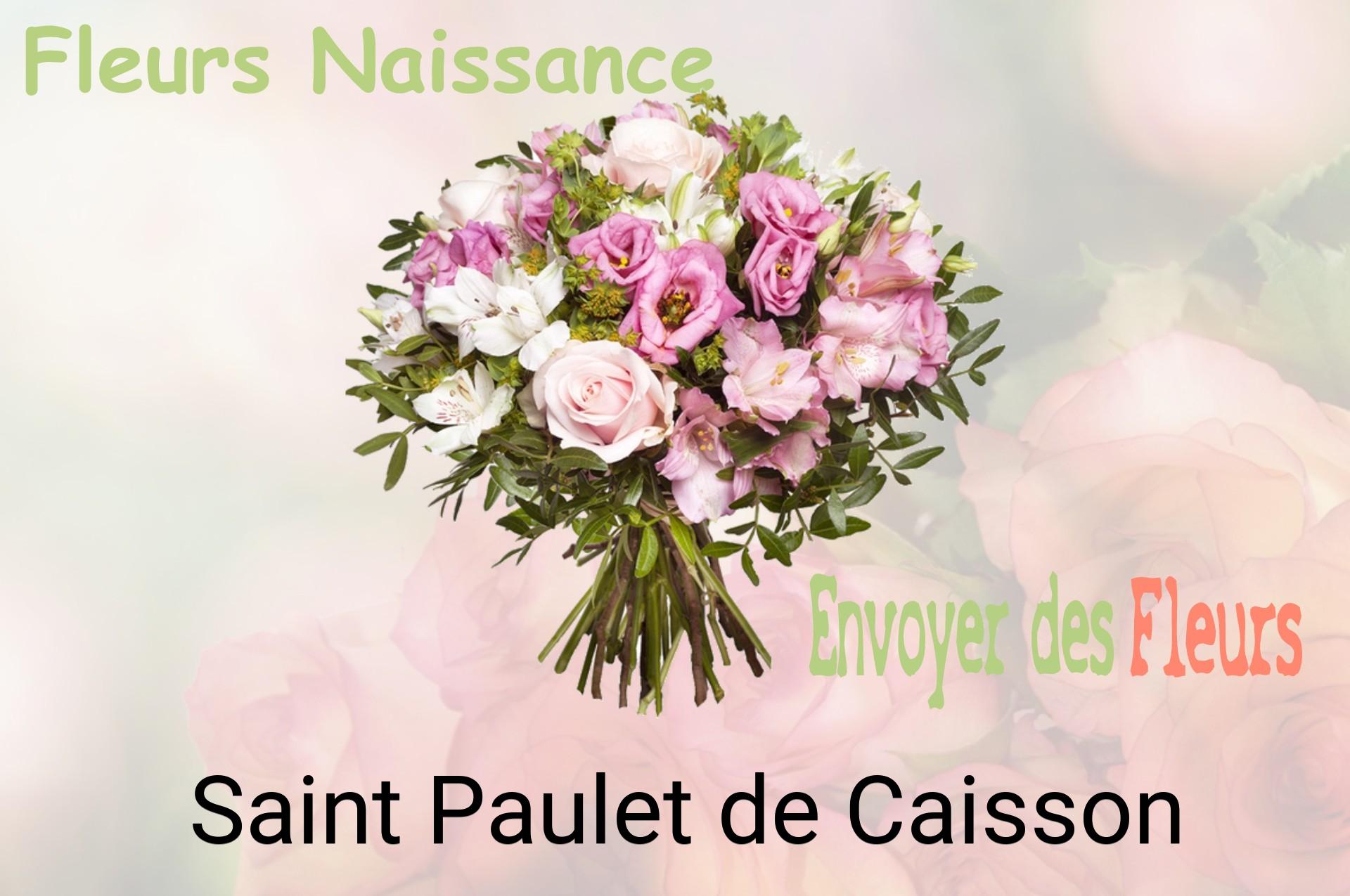 Bouquet de fleurs de naissance livré à Saint-Paulet-de-Caisson